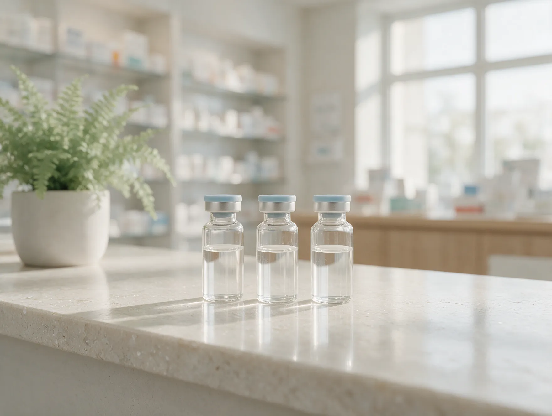 Vials of a rare disease medicine